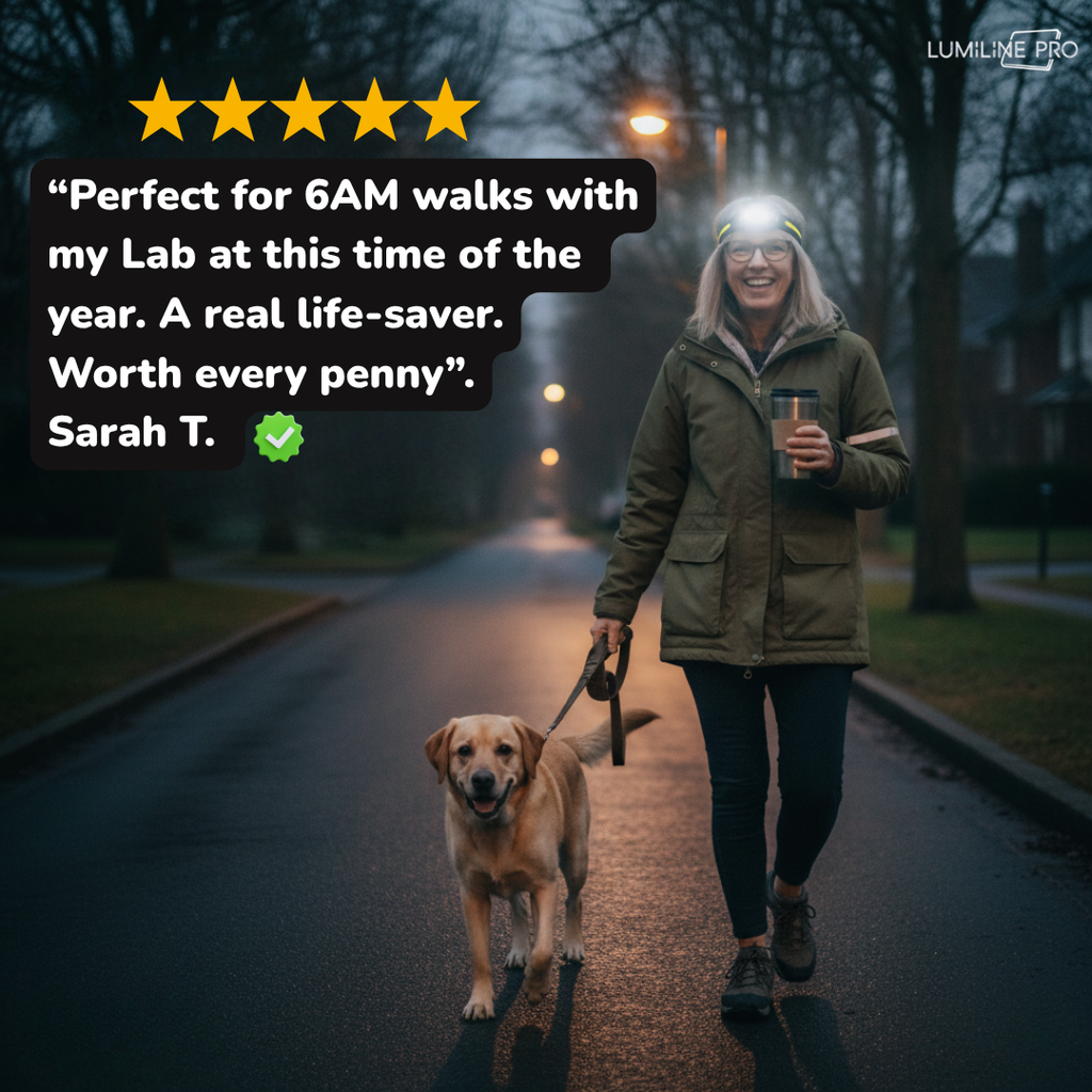 LumiLine Pro™ LED Head Torch